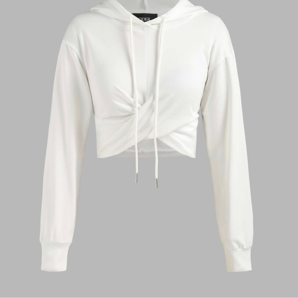 NWT cider Terry Solid Twist Hoodie